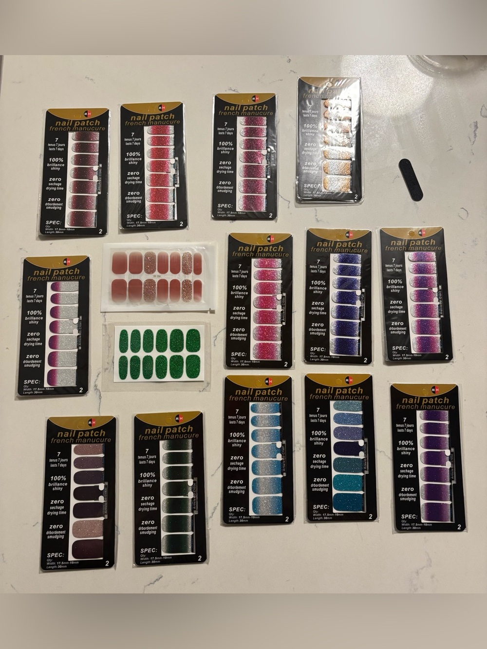 Nail Wraps/Patches Stickers – 15 Stickers